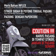 Decal stiker scoopy new 2015 - 2022 we bare bears Full body aksesoris striping setriping cutting log