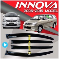 【Hot Sale】♠ↂToyota Innova 2016 up to 2021 (Rain Guard Window Visor 2017 2018 2019 2020 ) Brand New