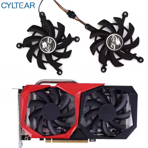 4Pin RTX 2060 2060SUPER Replace for COLORFUL GeForce GTX 1660Ti 1650 1660 SUPER Graphics Card Coolin
