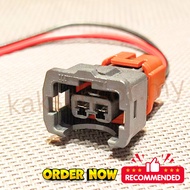 2PIN PROTON WIRA SATRIA DISTRIBUTOR/ FUEL INJECTOR SOCKET CONNECTOR WITH WIRE