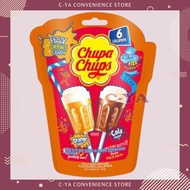 NONGSHIM Chupa Chups Fizzy Drinks Lollipop Candy Orange & Cola Flavor 90g