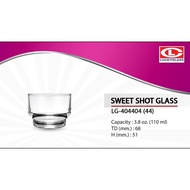 Thailand LUCKY LG44 Classic Rosytime Shot Glass Tumbler Cup Small Glass Shot Glass Candle Glass 玻璃杯 