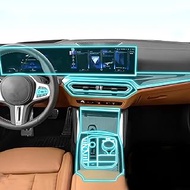 LAVIYE Car Interior GPS navigator Center console Transparent TPU Protective film Anti-scratch film，For BMW i3 i4 G26 2022-2023