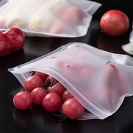 Silicone Food Storage Bags Reusable Silicone Freezer Fresh-Keeping Bag Container