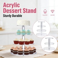 Dessert Stand Cupcake Food Display Stand Acrylic Cake Stand 3/4Tier Stand