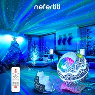 NEFERTITI Galaxy Projector Star Projector Night Light Starry Nebula LED Lamp for Kids Bedroom Adult Home Theater Xmas Decor Gift Night Lights