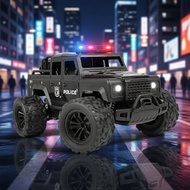 JJRC 1:16 RC Police Truck 4WD: 2.4G Anti-Interference, Independent Suspension, Siren/Lights, Off-Roa