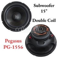 Subwoofer 15 Inch Pegasus PG-1556 Double Coil Pegasus 15" PG 1556 Mobil