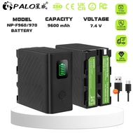 NP-F960/970 Sony camera battery Type-C/USB-A charge TR200 TR215 TR3 TR67 TR87 TR818 TR910 9600mAh