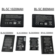NOKIA PHONE BATTERY BL-5CB 5C 4C 5B 4L 4U TA-1174 TA-1034 TA-1114 RM-961 RM-1190 RM-1110/RM-1187/RM-