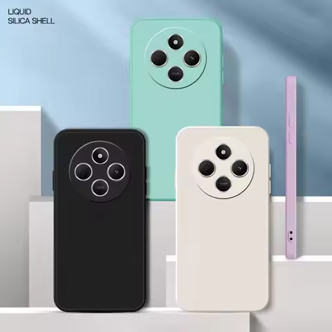 For Xiaomi Redmi 14C Case Xiaomi Redmi14C Cover Shockproof Liquid Silicone Phone Cover For Redmi 14C