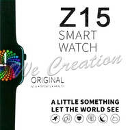New Z15 Smart Watch 1.69" Touch Screen Smartwatch Waterproof Heart Rate Blood Pressure Pedometer Spo
