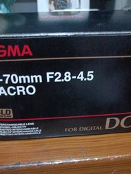 Sigma 17 -70mm F2.8-4.5  Cannon mount