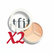 tfit - 【2盒】完美無瑕三色遮瑕膏 15g #01 NEUTRAL (平行進口)(8809751800448_2) EXP-2027-07-24