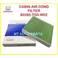 100% HONDA Cabin Air Cond Filter - Fibre or Carbon CITY JAZZ FIT HR-V HRV / OEM Fitting 80292-TG0-W0