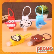GANTUNGAN KEKINIAN - B678 (30 ML) Cartoon Hand Sanitizer Bottle / Holder With Empty Bottle Bag Hange