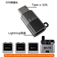Tpye C lP to USB C audio converter for convenient OTG video recording phones