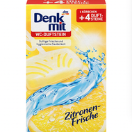 Denkmit - 德國進口馬桶清潔香氛4個1盒裝 家用廁所潔廁除臭抑菌去異味石