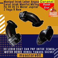 Manipul Manipol Intake Intek Leher Angsa Maniful Miring Sambungan Karbu Pe 28 26 24 Motor Jupiter Z