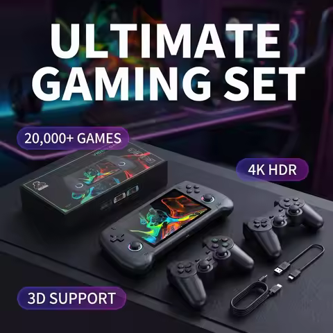 M31 Handheld Video Game Console 4.3Inch RGB Joystick 3D Portable Arcade Retro Gamepad LINUX Supports