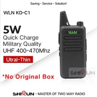 วิทยุสื่อสาร WLN KD-C1เครื่องส่งรับวิทยุขนาดเล็ก5W UHF 400-470MHz 16ช่องเครื่องชาร์จ USB วิทยุ DMR H