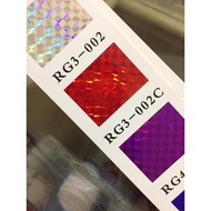 COLORED HOLOGRAM FOIL PAPER (64cm x 120 meters) HOT STAMPING FOIL/ Poly Emboss/