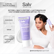 [LOCAL PACKAGING] Salv Ectoin + Multi-Peptide + Lactobacillus 3 in 1 Hybrid Sunscreen
