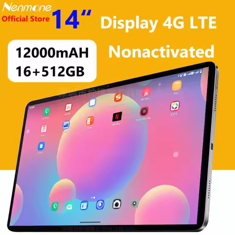 [World Premiere] Nenmone Global Version 14'' 2K Display 4G Tablet Android 14 Unisoc T616 Octa core G