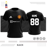 Baju Malaysia Manchester United Football Jersey Baju Bola Sepak CUSTOM NAME &amp; NUMBER MICROFIBER JERSI KASTEM MADE CETAK