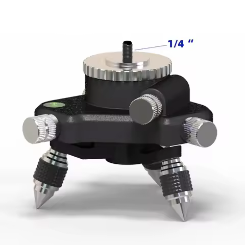 Tripod Bracket Metal Base 1/4′′ 5/8 Interface thread Fine Adjustment Tripod Stand For Laser Level GL