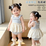 ️ [Cloud Feeling · Baby Shop] ️ 66-100cmA Type Cotton [Gentle Limited] Baby Summer Clothes Baby Summ