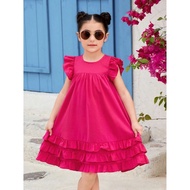 Bianca Dress for Girls 1234567 Rayon Material Year | Daily Ruffle Children's Daster