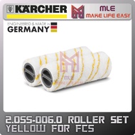 KARCHER 2.055-006.0 ROLLER SET, YELLOW FOR FC5