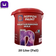Cat Tembok Exterior Nippon Paint Weatherbond Max 20 Liter (Pail) / Cat Tembok Tahan Cuaca