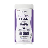 The Merry Glow Lean Protein Blueberry Milk เดอะ เมอร์รี่ โปรตีนจากพืช รสบลูเบอร์รี่ ขนาด 525g จำนวน 