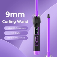 Mini Curling Wand 9mm/25mm Curly Hair Iron Instant Heat Curler rambut seramik
