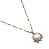 ทิฟฟานี่ แอนด์ โค TIFFANY&Co. สร้อยคอ Olive Leaf Paloma Picasso ไข่มุก 6 มม. x เงิน 925 ประมาณ 2 กรั