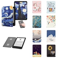 Stylish PU Leather Case for Kindle Paperwhite 6 (2024) –Lightweight, Shockproof, Wrist Strap