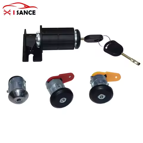 COMPLETE DOOR LOCK SET AND 2 KEYS For FORD FIESTA ESCORT COURIER KA 4.9L 5.8L 5.0L 3N21F22050BB 3N21