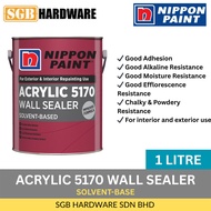 Nippon Acrylic 5170 Wall Sealer 1L / 5L Undercoat | Cat Undercoat Cat Sealer 5170 1L / 5L