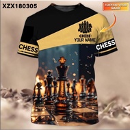 Chess King's Diverse Design Trends Elevate International Chess 3D tshirt-s-5xl, Free Customization