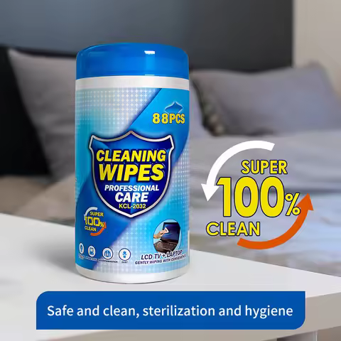 88PCS/Box Soft Anti-static Cleaning Wipes Wet Tissues For Computer Laptop LCD Monitor TV Mobile Phon
