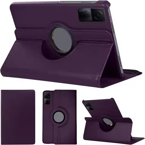 Case For Xiaomi Redmi Pad SE 11" 360 Degree Rotating Cover PU Leather Tablet Cover Redmi Pad SE (11"