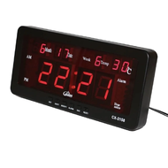 นาฬิกาดิจิตอลหน้าจอLED สีแดง CX-2158 รุ่น HMLV-00009