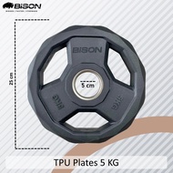 Bison TPU Plates 5 Kg Barbell Load Olympic Classic
