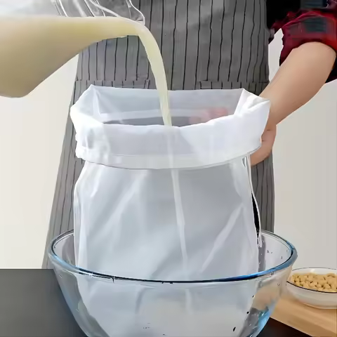 Kitchen Filter Mesh Bags Reusable Food Grade Soy Milk Filter Bags Food Strainer Bag for Soy Milk Jui