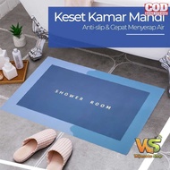 DIATOM Anti-Slip Absorbent Rectangle Bathroom Mat 60x39.5cm - DT4