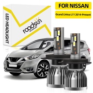 [Nissan] Grand Livina L11 2014-Present Car LED Headlight Bulb Hi/Lo Beam Headlamp 6000K White 12000L