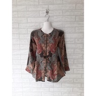 KEMEJA / WORK TOP/ WORK BLOUSE/ WORK SHIRT BATIK WORK UNIFORM