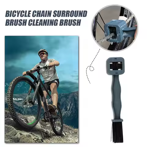 Plastic Bicycle Chain Cleaner MTB Mountain Bike Machine Washer Brush Scrubber Biking Portable Dustpr